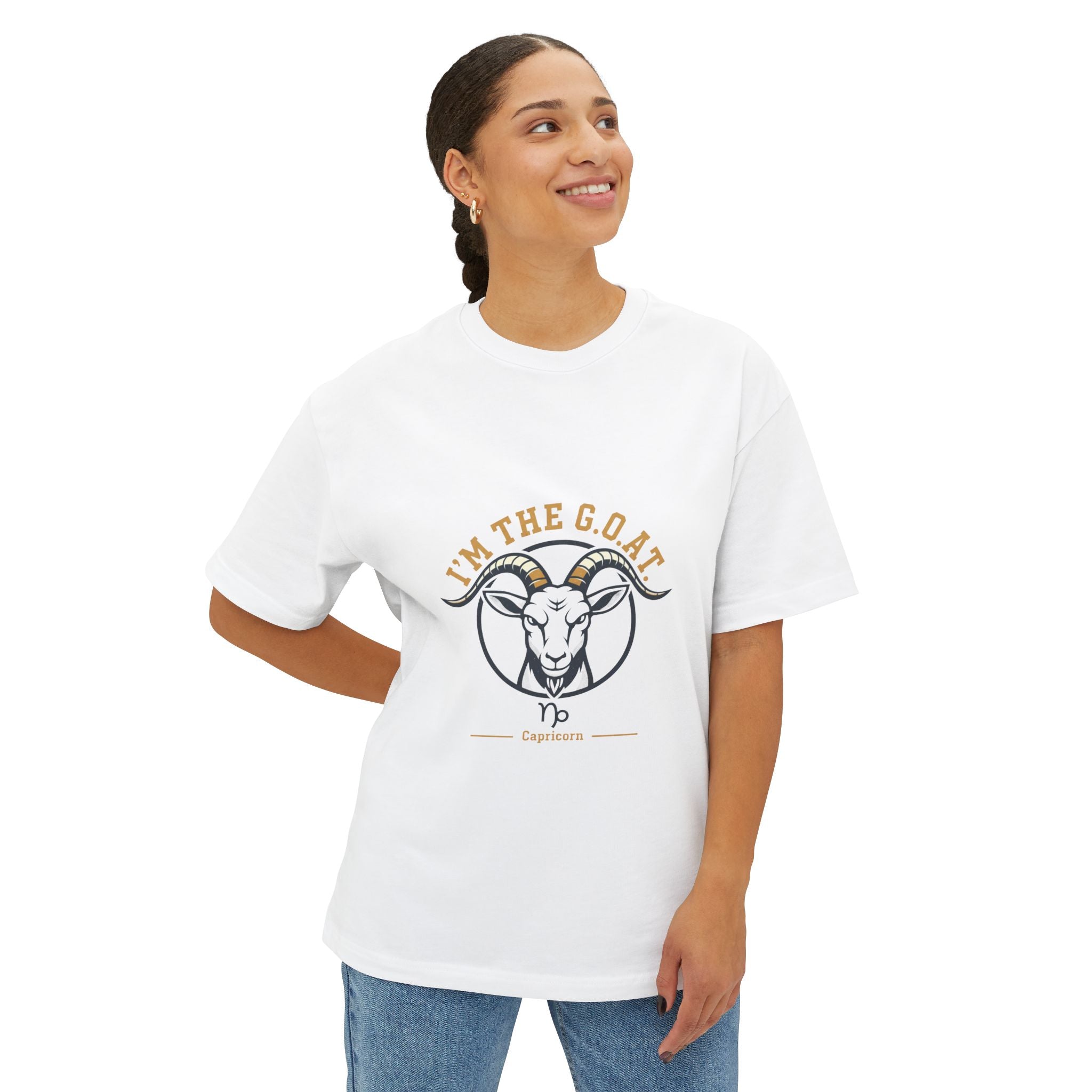 I’m The GOAT Graphic Tee — Zodiac Capricorn Goat Shirt