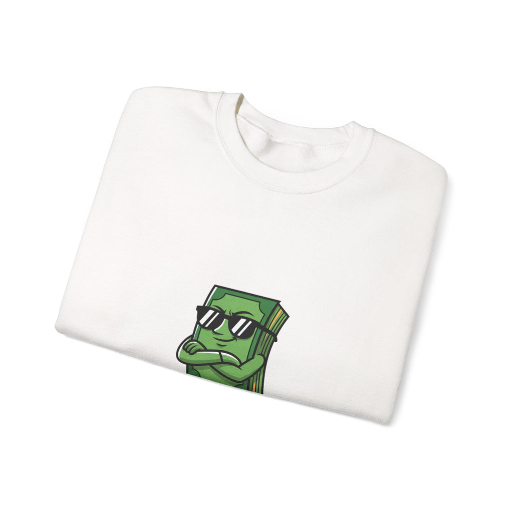 Money Talks Crewneck Sweatshirt — ‘Money Talks, BS Walks’ Graphic Sweatshirt